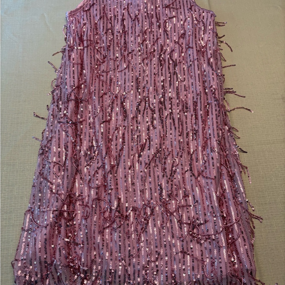 Speechless Pink Sequin Kids Formal Dress